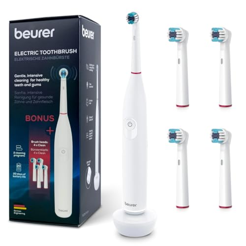 Elektrische Zahnbürste - beurer TB 30X Onpack inkl. 5 Bürstenköpfe & Ladestation