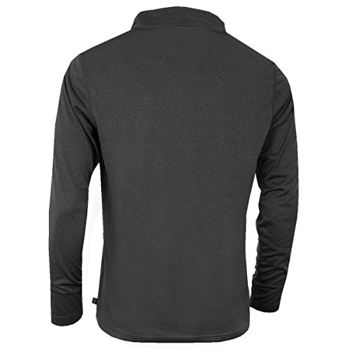 (متوسط، رمادي مارل) - كنزة صوفية كالفن كلاين Golf Men 2018 Harlem بسحاب 1/4