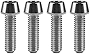 Wanyifa Titanium Ti M6 x 10 16 18 20 25 30 35 40 45 50 55 60 65mm Allen Hex Screw Socket Cap Tapered Bolt pack of 4 (M6X20mm, Normal Titanium)