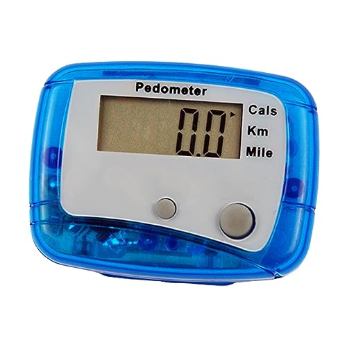 YIJU Walking Step Counter for Calorie Tracking and Distance Measurement, Blue
