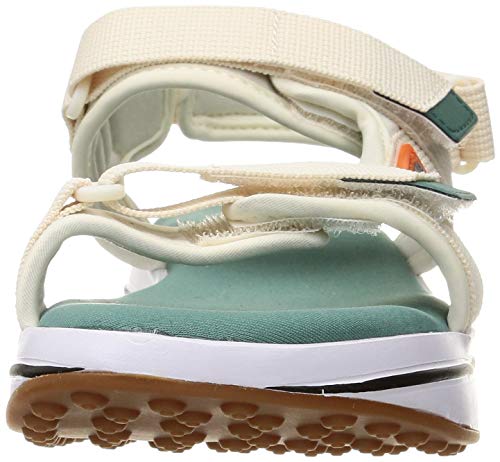 PUMA PUMA Unisex Slide Sandal, Eggnog Blue Spruce Tigerlily, 10 US Men