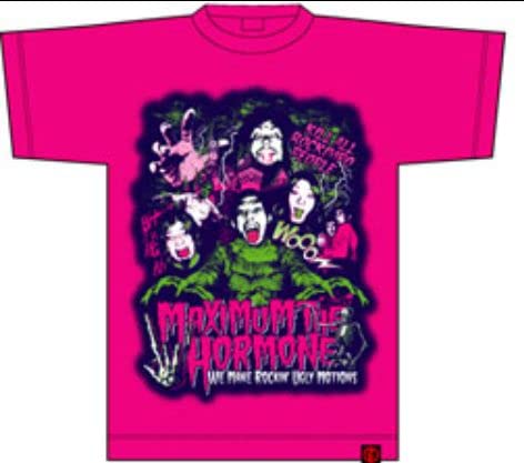 マキシマムザホルモン　Tシャツ　Lサイズ　ピンク Amazon.co.jp: マキシマムザホルモン ホラー・ザ・ホルモン T