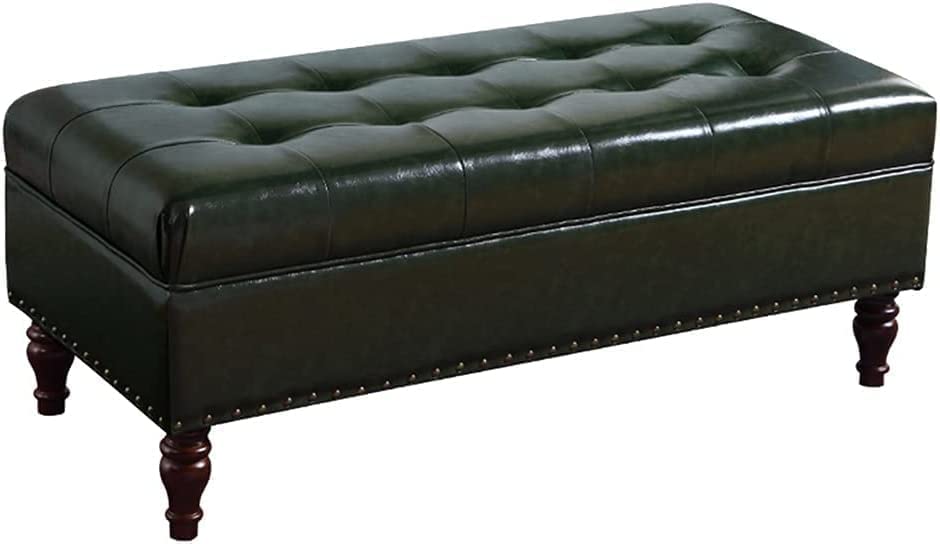 Tabouret de canapé en cuir pour optimiser l'espace du salon