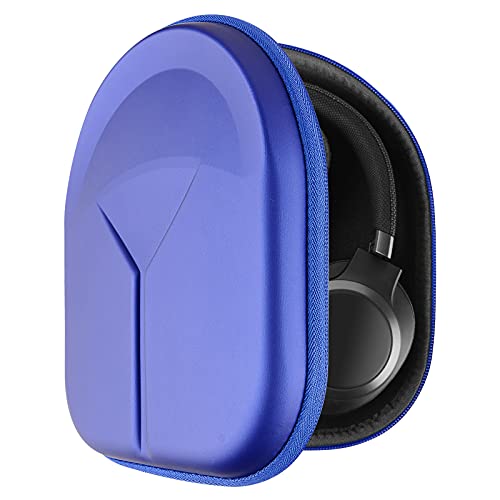 Geekria Custodia rigida per cuffie JBL T750BTNC, Live 650BT NC, Live 500BT, JBL TUNE 750, Lifestyle E65BTNC, Auricolari Custodia Da Trasporto Rigida, Borsa da viaggio (Blu)