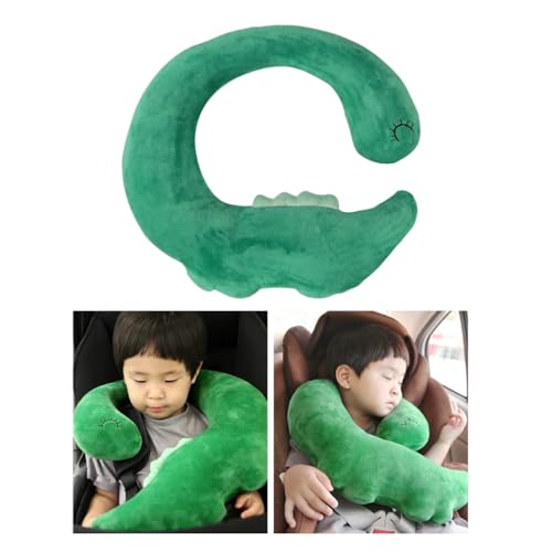 HKSICHENGKEJI Car Travel Pillow for Kids Car Seat Pillow Cute Cartoon Travel Pillow Cushion Breathable Head and Body Support Pillow for Sleeping Travel Neck Rest Car Seat Pillow Long Journey&Road Trip