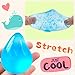 Dream Stress Drop Ball for Adults Fidget Toys Adults,Gel Filled Squishy Toys for Kids Stress Relief - Sensory Squeeze Toy with Dreamy Smooth