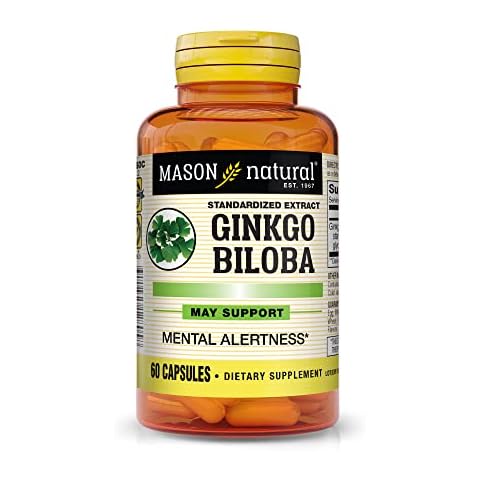 Mason Natural Ginkgo Biloba Capsules Cover