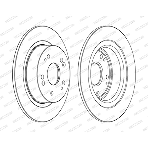 Disque de frein Ferodo DDF1776C anti-corrosion haute performance