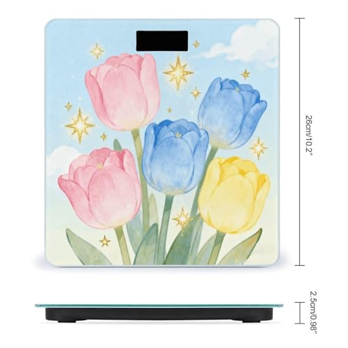 Báscula Digital de Baño Precisa y Estable con Pantalla LCD miniatura 2