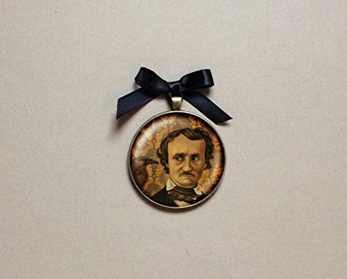 Edgar Allan Poe, Christmas Ornament - Victorian Gothic Literary