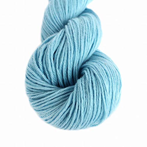 Lotus Yarns 1X55g Hank 100% Mongolian Cashmere DK Weight Hand Knitting Mid Thick Yarn 12 - Sky