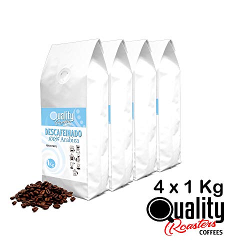 Quality Roasters Coffees. Café en grano natural. Descafeinado. 100% Arábica. Tueste Medio. Tostado artesanal. (4 Kg) - Imagen 3