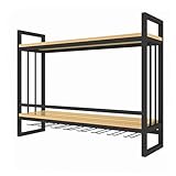 Idéal Pour Toutes Les Occasions: Le porte-bouteilles peut être installé dans votre maison, cuisine, salle à manger, bureau, bar ou cave à vin. Le casier à vin est un cadeau parfait pour les parents et amis pour un Noël un anniversaire ou une ouverture de bar. Avec ce casier, vous pourrez profiter d'un bon goût de vin à tout moment