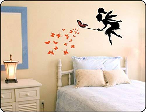 Gadgets Wrap Large Size 100X80Cm Wall Sticker with Butterfly Wand Vinyl ...