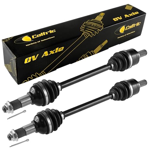 Caltric Rear Left And Right Cv Joint Axles Compatible with Yamaha Grizzly 700 Yfm700 4Wd 2014 2015