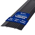 Barzen Aluminum Threshold Strip - Exterior Door Threshold 36 inch for Doorways & Commercial Use - Aluminum Door Sill - ADA Wheelchair Compliance - Black Anodize, 4" Wide x 36" Long