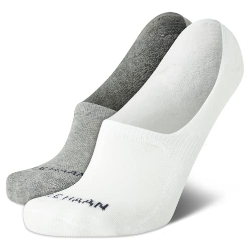 Cole Haan Men's No Show Comfort Cushion Liner Socks (2 Pairs)