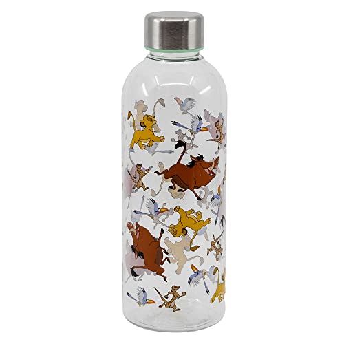 Stor Plastic Bottle Lion King White