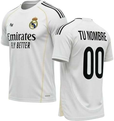 Real Madrid Camiseta 2025 2026 Oficial con Licencia | Réplica Per...