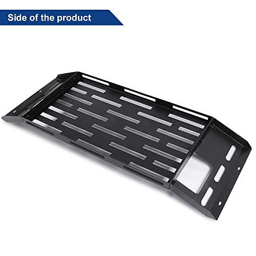 Boardroad For 2018-2023 Jeep Wrangler Jl 4Dr Rear Cargo Basket Interior Rack Luggage Storage Carrier Metal(No Drill) #TOP2