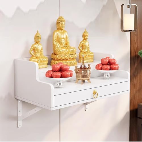 Armoire Feng Shui chinoise sur pied avec grand rangement pour offrandes