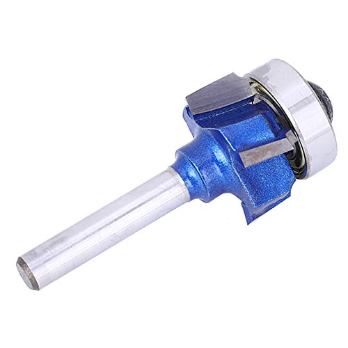 Wood Milling Cutter, 4 Tooth Round Edging Milling Cutter, for Electric Trimmers Engraving Machines Door and Window Router Bits (Four-Edged Banding Knife 8XR2)