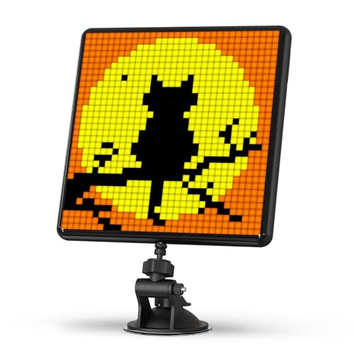 Divoom Pixoo-Max Pixel Display, APP Cellphone Control Display with 32 X 32 Programmable LED Screen for Home Decoration, Business Advertisement