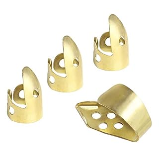 4 Pièces/ensemble Réglable Métal Doigt Ongles Banjo Ukulélé Guitare Médiators Nouveau - Les Beatles, Paul McCartney, John Lennon, RIngo Starr, George Harrison 4 Pièces/ensemble Réglable Métal Doigt Ongles Banjo Ukulélé Guitare Médiators Nouveau – Image 4
