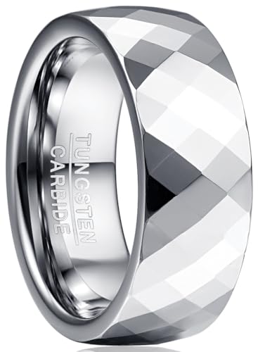 083��n ���j�Z�b�N�X �j�����p �����O �w�� �^���O�X�e�� �J�b�g�����O �����Y �w�� Ring �V���o�[ ����8mm �^�󃁃b�L 16��