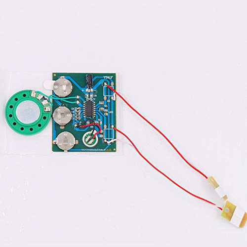 Wired Double Button Control Voice Recorder Sound Chip Module with MIC, Button Battery