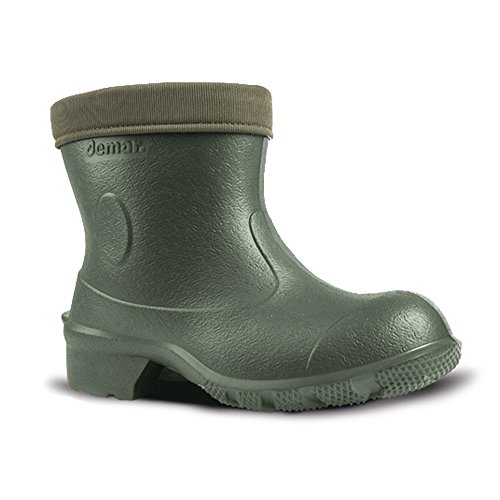 DEMAR Kurze leichte Eva Gummistiefel gefüttert Agro LUX (grün, 44)