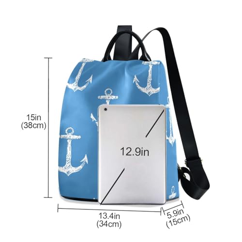 KLL Blue Ocean Fashion backpack for teens Anti-theft backpack for women college for Daily College Shopping with Pom-pom keychain3