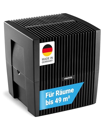Venta Luftbefeuchter LW25 Classic Original, bis 49 m², sehr leise 21 dB(A), energieeffizient 2 Watt, großer 7 l-Tank, hygienische Kaltverdunstung ohne Filter