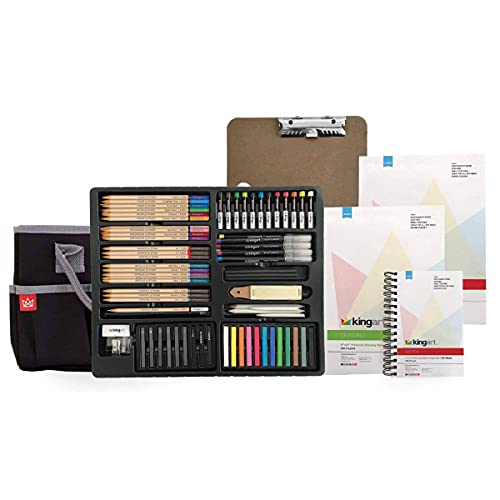 Kingart Studio Ultimate Series Sketching & Drawing Set Of 124 Pieces #TOP3