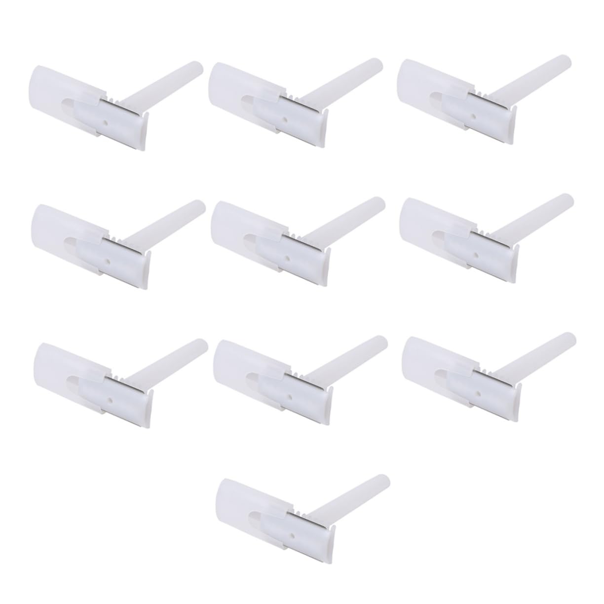 75 Stück Teiliges Einwegrasierer Weiß mit Doppelschneidigen Klingen Ergonomisches Design für Sanfte Körperhaarentfernung Sicher und Präzise für Damenbeine und Intimbereich für