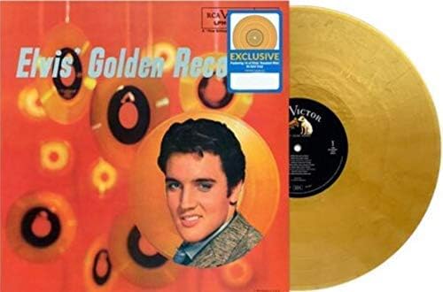 Elvis Golden Records - Exclusive Limited Edition Gold Colored Vinyl LP ...