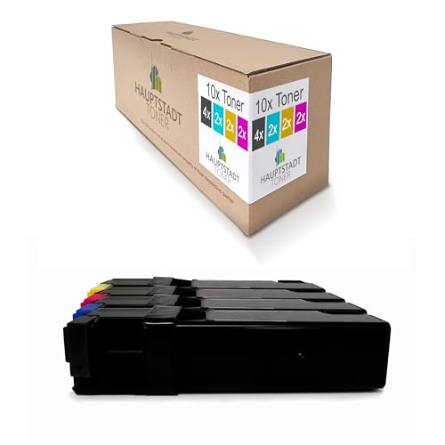 Toner compatible Xerox Phaser 6125 à haute netteté d'impression lot de 10 consommables