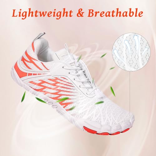 Image of Hike Footwear Barefoot Shoes, Pro Barefoot Shoes Women Men, Athletic Hiking Shoes, Minimalist Water Shoes Breathable Quick Dry Zero Drop Trail Running Shoes with Non-Slip Sole & Wide Toe Box
