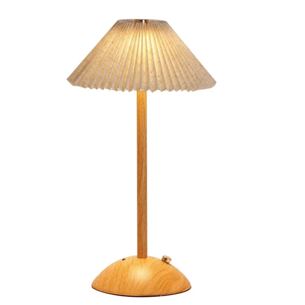 CTRLZS Bedside Sleeping Light 3 Color Dimmable Nightstand Light Rechargeable Decorative Table Light with Base Bedroom Living A