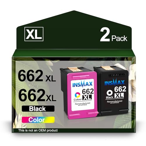 Cartouches HP 662 XL CZ105AL CZ106AL à haute capacité pour des impressions nettes