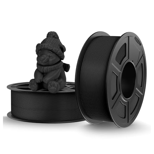 TECBEARS PLA 3D Printer Filament，Matte PLA Filament 1.75mm for High Speed 50-600mm/s, High Toughness Matte Filament, Black 2KG