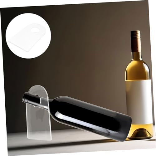 Soporte para botellas de vino acrílico transparente miniatura 4