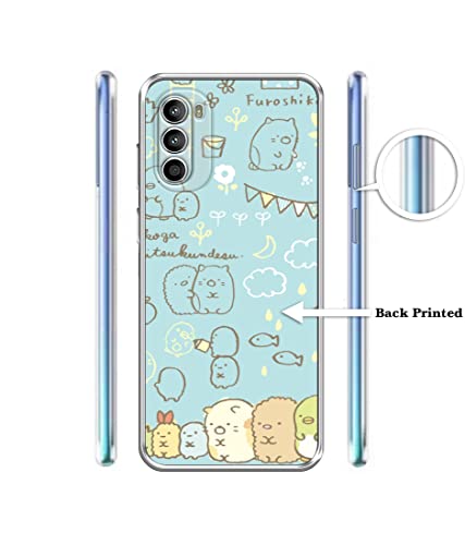 Image of Amazon Brand - Solimo Random Printed Silicon Soft TPU Back Case Cover Compatible for Motorola Moto G52 4G / G82 5G