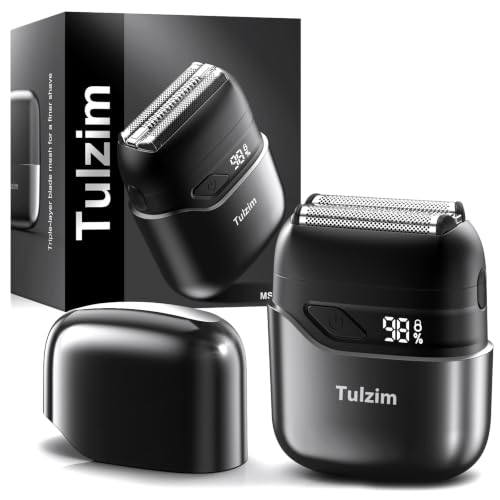 Image of Tulzim Electric Foil Shaver for Men: 3 Floating Blades & IPX7 Waterproof