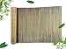 TradeZilla Natural Eco-Friendly Colorful Chain Thread Stitched Reed Bamboo Fence Screening| Fencing Privacy Panel Shield Garden |Wind/Sun Border Protection Outdoor (1x4M, Natural)