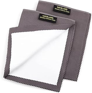 2 PCS Polishing Cloth Large Jewelry Cleaning Cloths,100% Cotton Multi-Layer Double-Sided Jewelry Cleaning Cloth for Gold Silver Platinum Jewelry