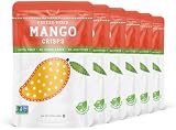 Nature’s Turn Freeze-Dried Fruit Snacks, Mango Crisps, Pack of 6 (0.53 oz Each)