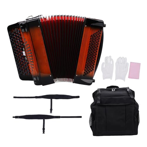 [Compagna musicale versatile] Dalle composizioni classiche ai ritmi contemporanei, questa fisarmonica si adatta facilmente a qualsiasi stile musicale.il suo design multifunzionale lo rende la scelta ideale per musicisti di tutti i livelli e appassionati di musica attenti.prova la gioia di creare bellissime melodie di vari generi.