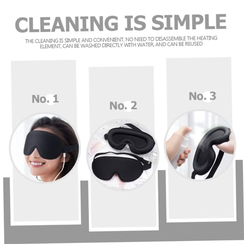 minkissy máscara de olho de aquecimento a vapor Máscara de olho recarregável Máscara de olho ajustáv