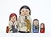 Handcrafted in Russia Veterinarian 5-Piece Russian Wood Nesting Doll